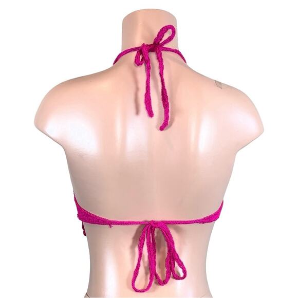 Pink Crochet Halter Top - Picture 5 of 11